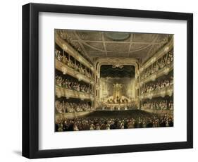 Covent Garden Theatre, 1808, from 'Ackermann's Microcosm of London' Engraved by J. Bluck…-T. & Pugin Rowlandson-Framed Giclee Print