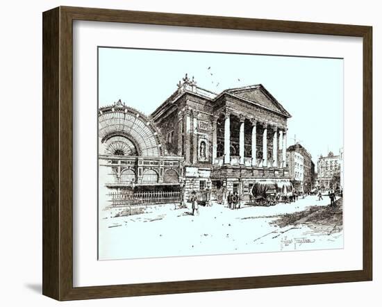 Covent Garden Theatre-Joseph Holland Tringham-Framed Giclee Print