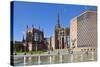 Coventry Old Cathedral Shell and New Modern Cathedral, Coventry, West Midlands, England, UK-Neale Clark-Stretched Canvas