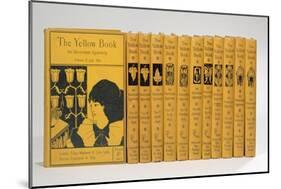 Cover and Spine Designs for 'The Yellow Book', Volumes II-XIII, published 1894-97-Aubrey Beardsley-Mounted Giclee Print