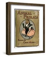 Cover Design, Animal Frolics-null-Framed Art Print