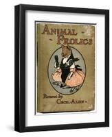 Cover Design, Animal Frolics-null-Framed Art Print