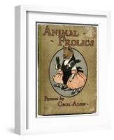 Cover Design, Animal Frolics-null-Framed Art Print
