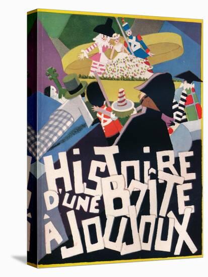 Cover Design by Andre Helle for Histoire Dune Boite a Joujoux, 1926, (1929)-Andre Helle-Stretched Canvas