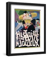 Cover Design by Andre Helle for Histoire Dune Boite a Joujoux, 1926, (1929)-Andre Helle-Framed Giclee Print