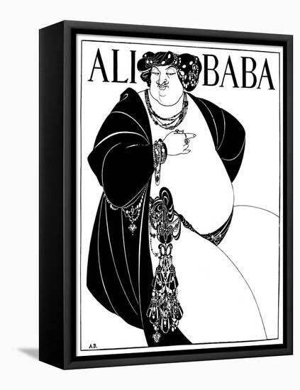 Cover Design for Ali Baba, 1897-Aubrey Beardsley-Framed Stretched Canvas