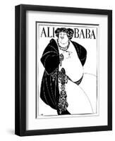 Cover Design for Ali Baba, 1897-Aubrey Beardsley-Framed Premium Giclee Print