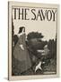 Cover design for No1 of The Savoy from a book of fifty drawings, 1897 drawing-Aubrey Beardsley-Stretched Canvas