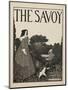 Cover design for No1 of The Savoy from a book of fifty drawings, 1897 drawing-Aubrey Beardsley-Mounted Premium Giclee Print