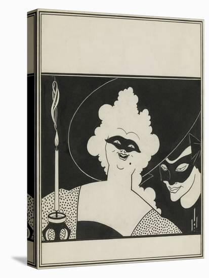 Cover Design for the 'Yellow Book'-Aubrey Beardsley-Stretched Canvas