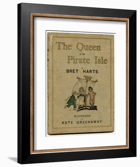 Cover Design, the Queen of the Pirate Isle-Kate Greenaway-Framed Art Print