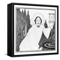 Cover Design to 'The Pierrot of the Minute', 1897-Aubrey Beardsley-Framed Stretched Canvas