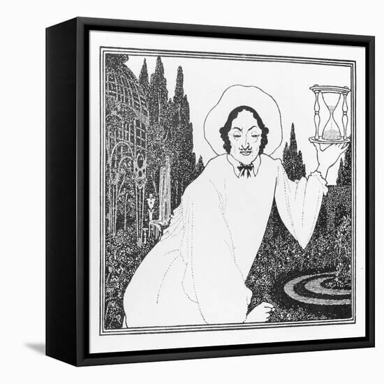 Cover Design to 'The Pierrot of the Minute', 1897-Aubrey Beardsley-Framed Stretched Canvas