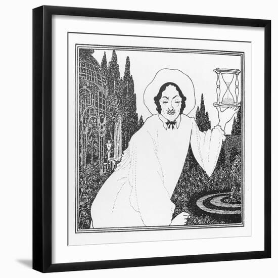 Cover Design to 'The Pierrot of the Minute', 1897-Aubrey Beardsley-Framed Giclee Print