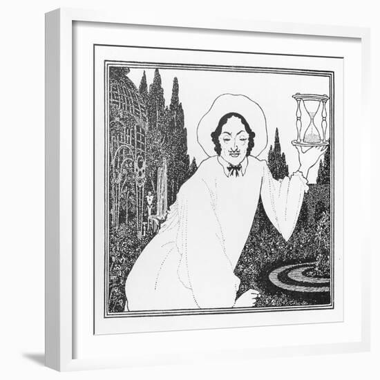 Cover Design to 'The Pierrot of the Minute', 1897-Aubrey Beardsley-Framed Giclee Print