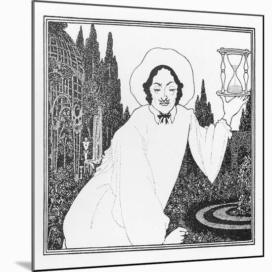 Cover Design to 'The Pierrot of the Minute', 1897-Aubrey Beardsley-Mounted Giclee Print