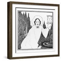 Cover Design to 'The Pierrot of the Minute', 1897-Aubrey Beardsley-Framed Giclee Print