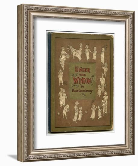 Cover Design, under the Window-Kate Greenaway-Framed Art Print