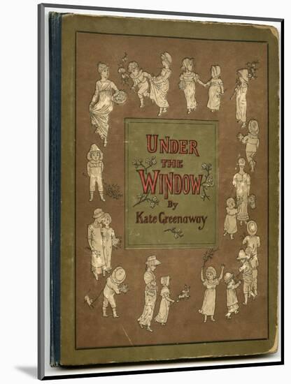 Cover Design, under the Window-Kate Greenaway-Mounted Art Print