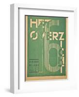 Cover for a 1923 Issue of the Magazine 'Het Overzicht', 1923-null-Framed Giclee Print