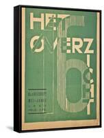 Cover for a 1923 Issue of the Magazine 'Het Overzicht', 1923-null-Framed Stretched Canvas