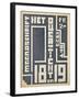 Cover for a 1923 Issue of the Magazine 'Het Overzicht', 1923-null-Framed Giclee Print