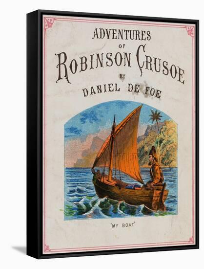Cover for Adventures of Robinson Crusoe-null-Framed Stretched Canvas