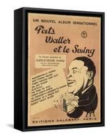 Cover for Album of Swing Compositions Featuring Fats Waller, Dated 1938 to 1942-null-Framed Stretched Canvas