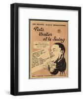 Cover for Album of Swing Compositions Featuring Fats Waller, Dated 1938 to 1942-null-Framed Art Print