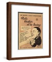 Cover for Album of Swing Compositions Featuring Fats Waller, Dated 1938 to 1942-null-Framed Art Print