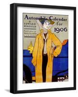 Cover for Automobile Calendar of 1906-Edward Penfield-Framed Art Print