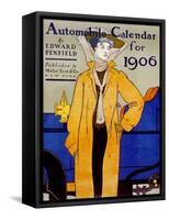 Cover for Automobile Calendar of 1906-Edward Penfield-Framed Stretched Canvas