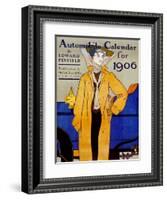 Cover for Automobile Calendar of 1906-Edward Penfield-Framed Art Print