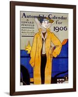 Cover for Automobile Calendar of 1906-Edward Penfield-Framed Art Print