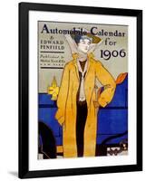 Cover for Automobile Calendar of 1906-Edward Penfield-Framed Art Print