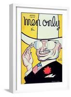 Cover for 'Men Only' Magazine Depicting Harry S. Truman-American School-Framed Giclee Print