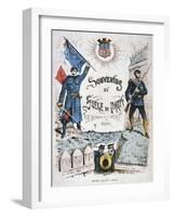 Cover for Souvenirs Du Siege De Paris, 1870-1871-null-Framed Giclee Print