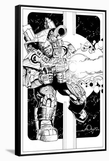 Cover for the Advance Comics Catalog No. 65 - Inks-Walter Simonson-Framed Stretched Canvas