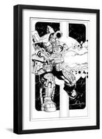 Cover for the Advance Comics Catalog No. 65 - Inks-Walter Simonson-Framed Art Print