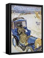 Cover for the Christmas Issue of the Magazine La Vie Au Grand Air, 1904-null-Framed Stretched Canvas