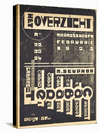 Cover for the Magazine 'Het Overzicht', C. 1921-1925-null-Stretched Canvas