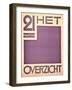 Cover for the Magazine 'Het Overzicht', C. 1922-1925-null-Framed Giclee Print