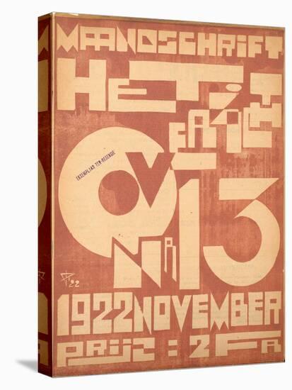 Cover for the November 1922 Issue of the Magazine 'Het Overzicht', 1922-null-Stretched Canvas