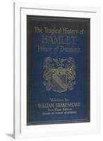 Cover For the Play by Shalespeare, Hamlet. Illustrated With a Coat Of Arms.-null-Framed Giclee Print