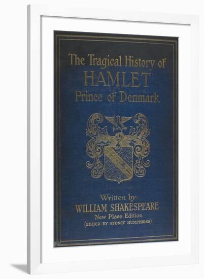 Cover For the Play by Shalespeare, Hamlet. Illustrated With a Coat Of Arms.-null-Framed Giclee Print