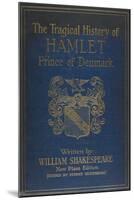 Cover For the Play by Shalespeare, Hamlet. Illustrated With a Coat Of Arms.-null-Mounted Giclee Print