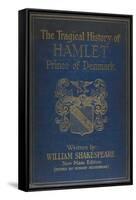 Cover For the Play by Shalespeare, Hamlet. Illustrated With a Coat Of Arms.-null-Framed Stretched Canvas