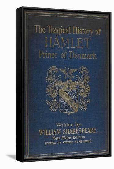 Cover For the Play by Shalespeare, Hamlet. Illustrated With a Coat Of Arms.-null-Framed Stretched Canvas