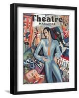 Cover for Theatre Magazine-null-Framed Art Print