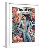 Cover for Theatre Magazine-null-Framed Art Print